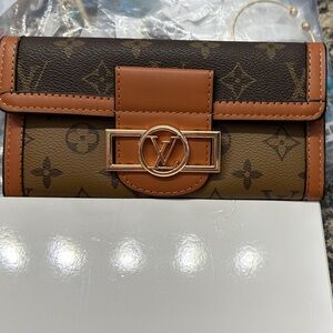 Luxury Brown and Tan Designer Wallet